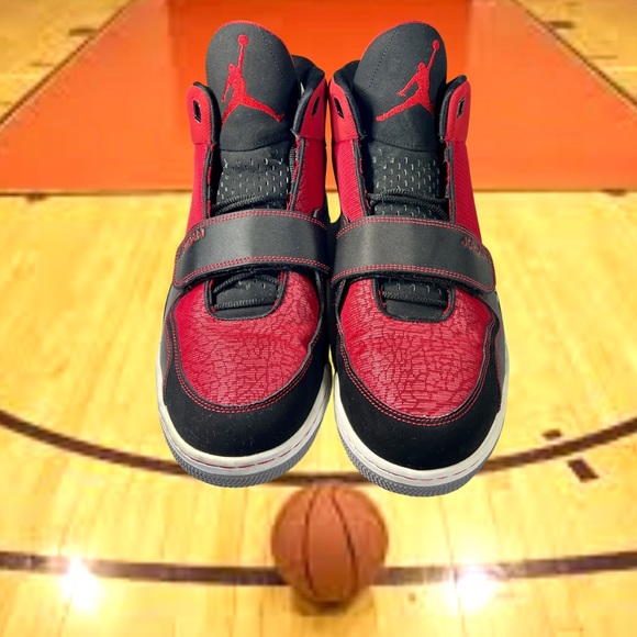 Nike Air Jordan Flight Club 90 Size 15 Men's Basketball Shoes Red 602661-601 - Picture 2 of 12